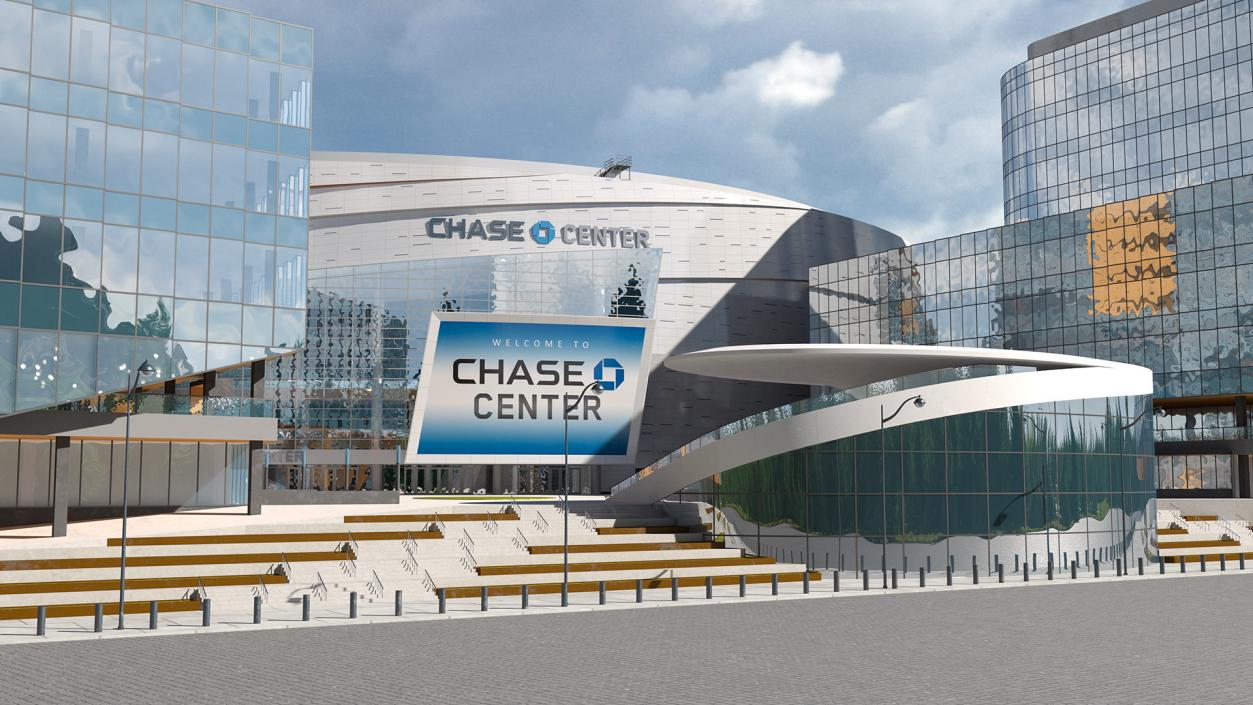 3D Chase Center Arena with Park model