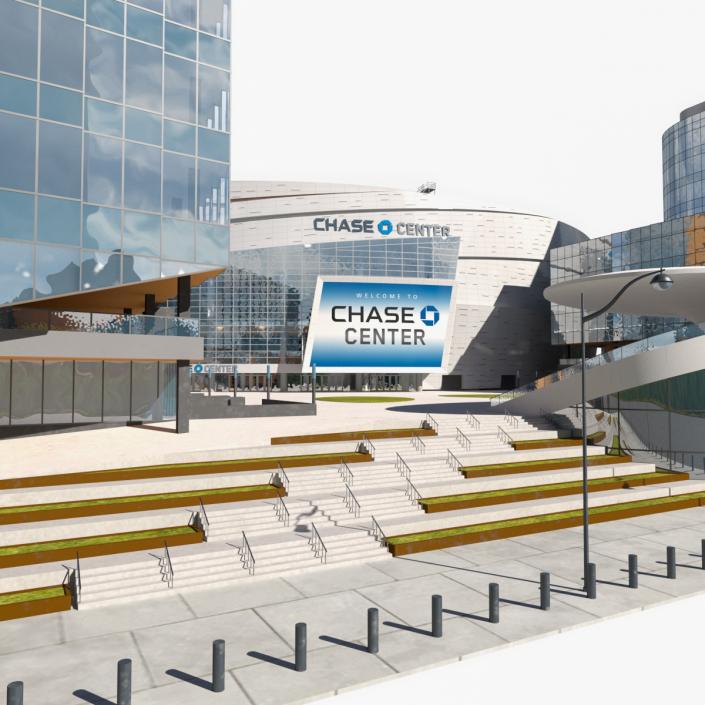 3D Chase Center Arena with Park model