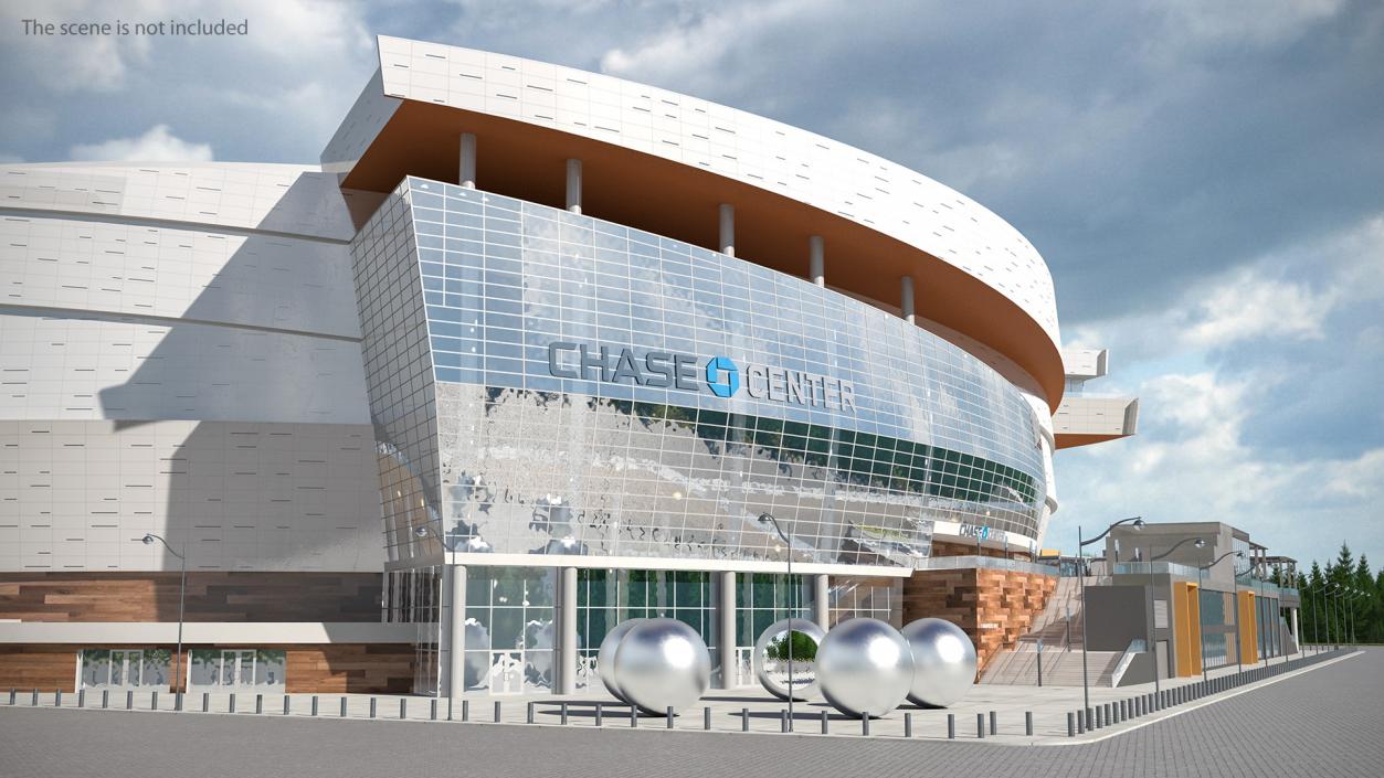 3D Chase Center Arena with Park model