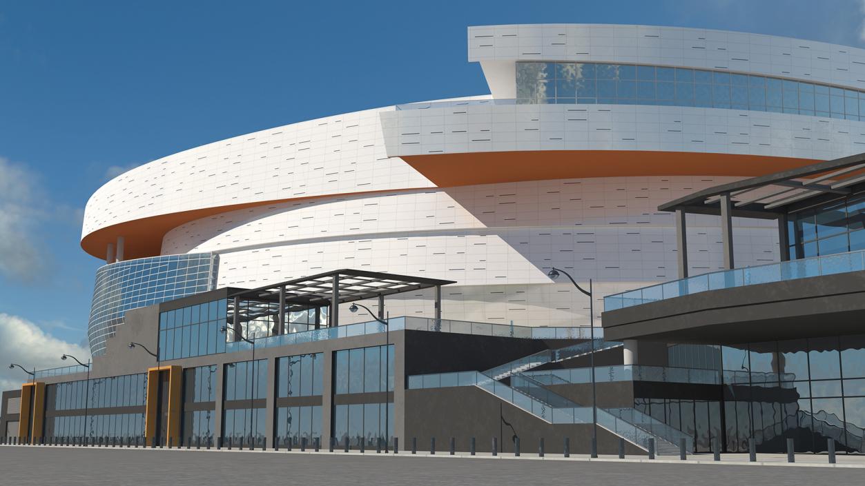 3D Chase Center Arena with Park model