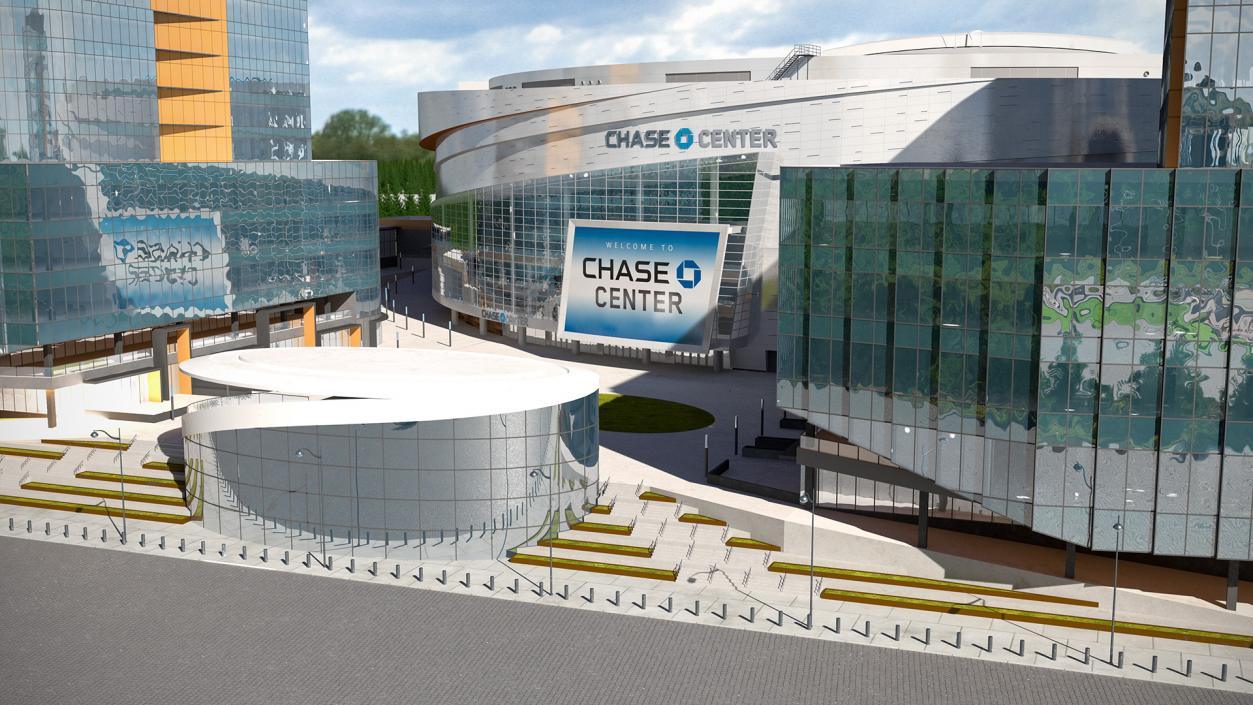 3D Chase Center Arena with Park model