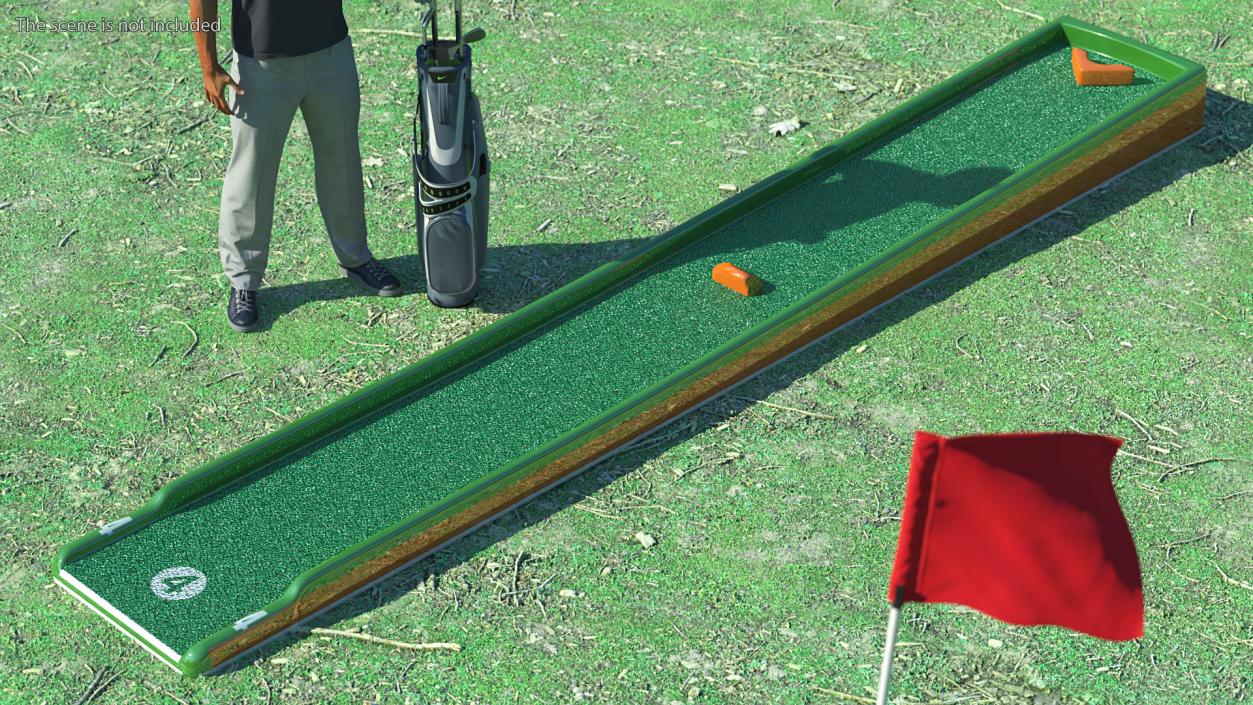 Minigolf 35 Portable 9 Courses Set 3D model