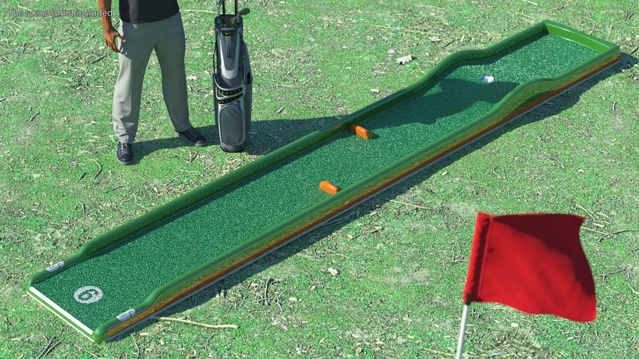 Minigolf 35 Portable 9 Courses Set 3D model