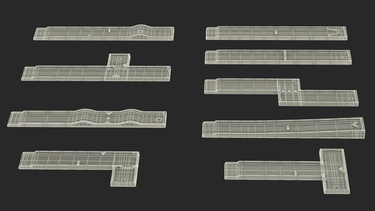 Minigolf 35 Portable 9 Courses Set 3D model