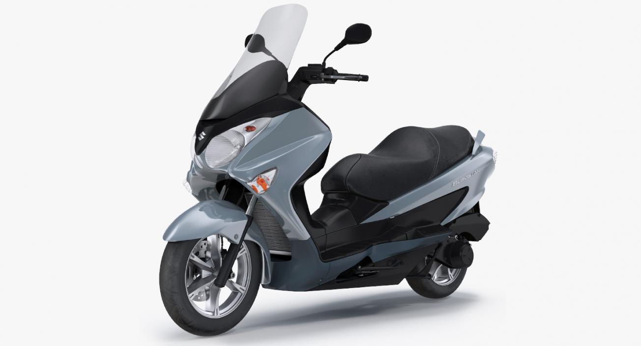 Scooter Motorcycle Suzuki Burgman 200 3D