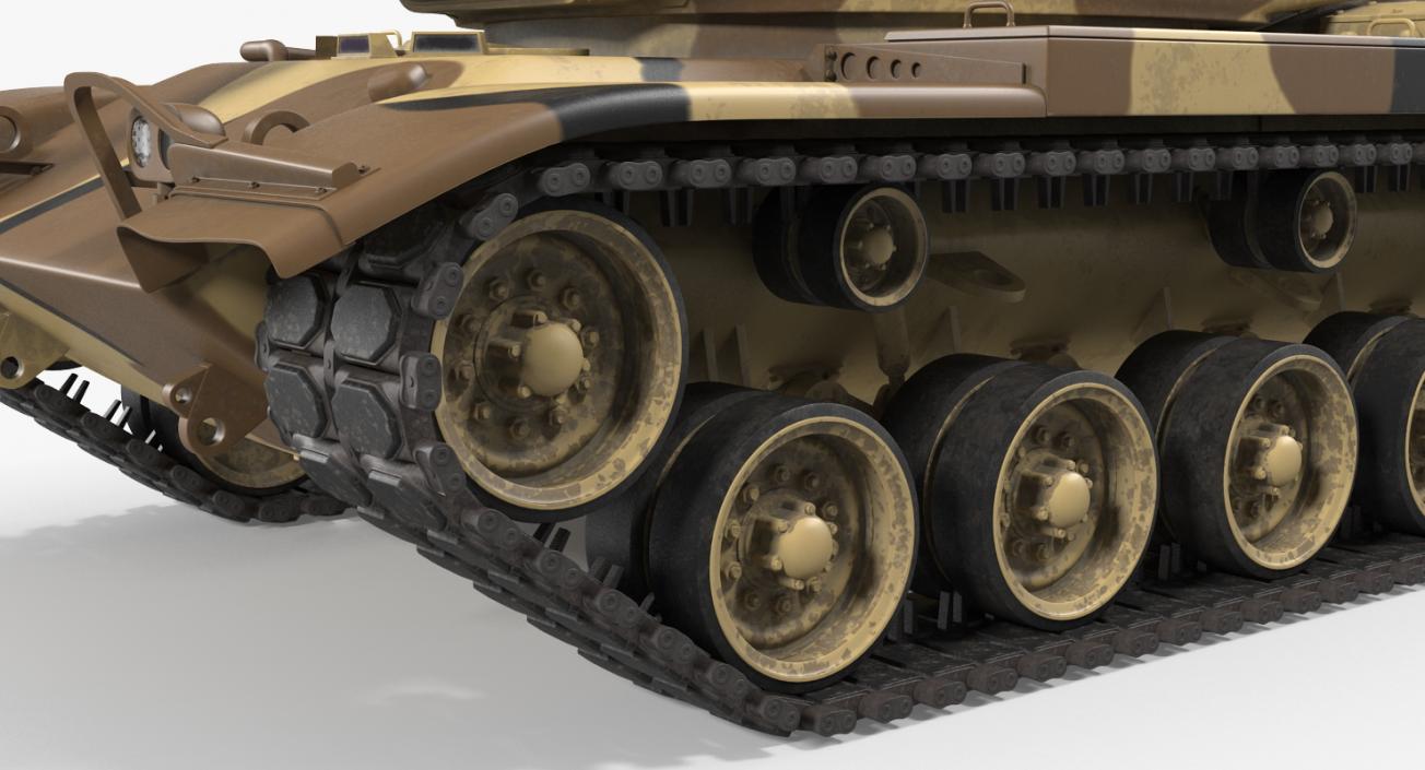 3D Rigged Tanks Collection model