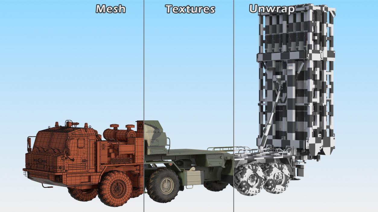 3D Camouflage Vityaz S 350E SAM model