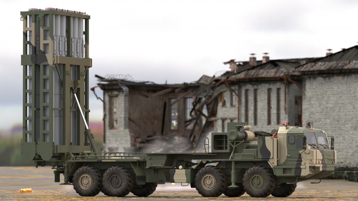 3D Camouflage Vityaz S 350E SAM model