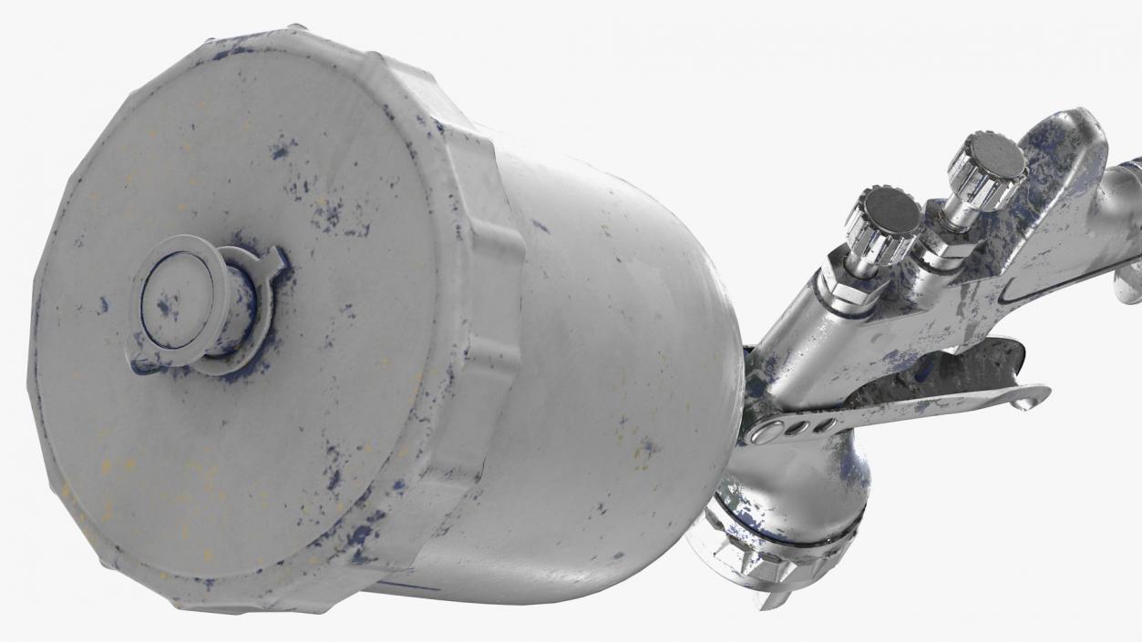 Used Spray Gun 3D model