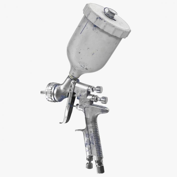 Used Spray Gun 3D model