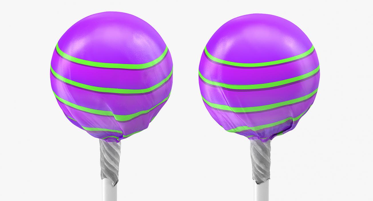 3D Lollipop Wrapped