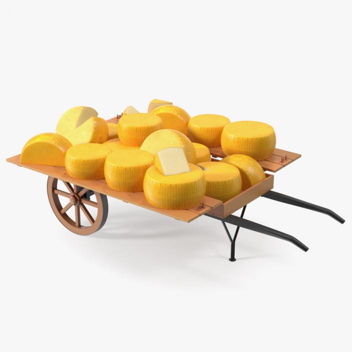 Cheese Trading Cart 3D model