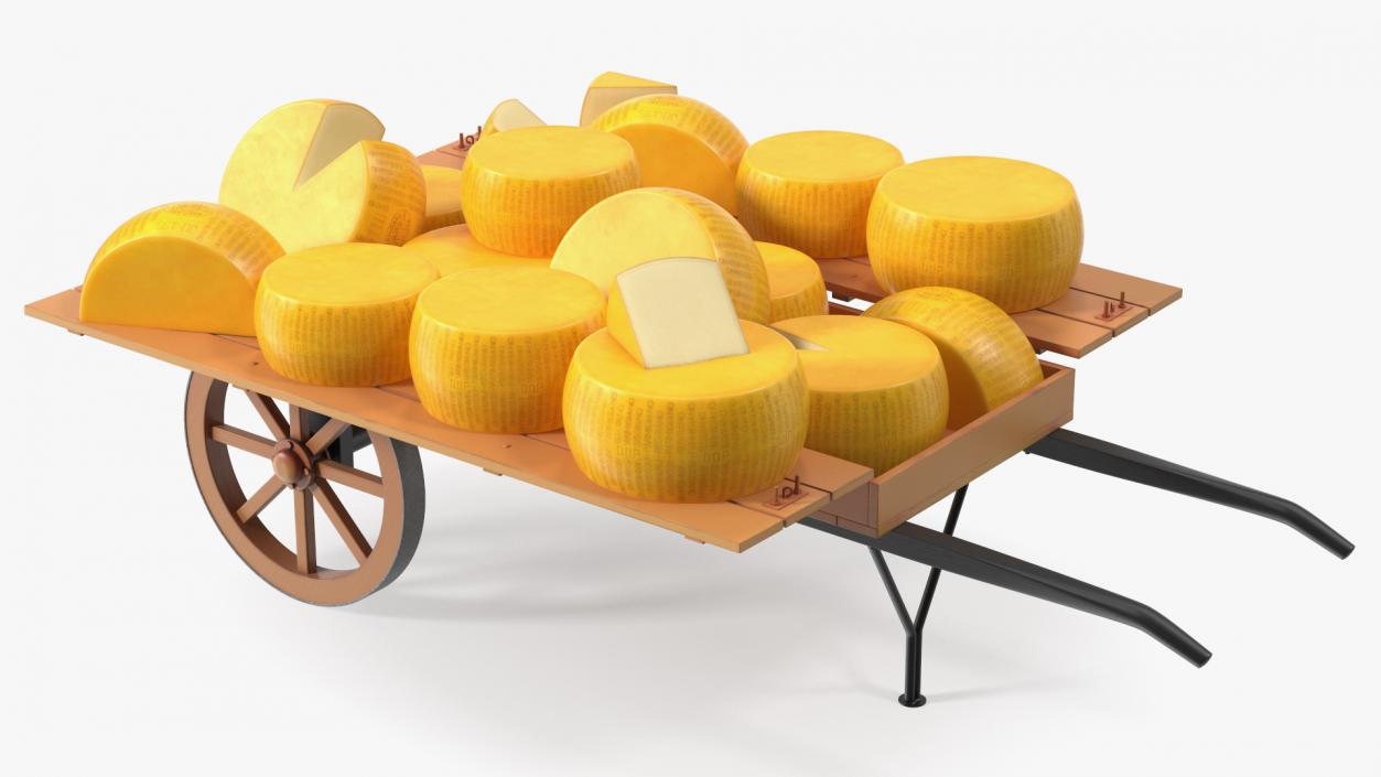 Cheese Trading Cart 3D model