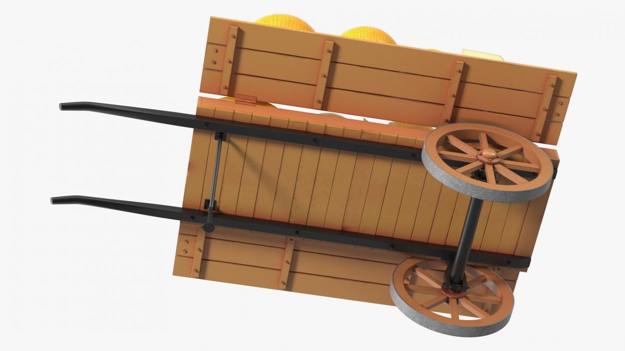 Cheese Trading Cart 3D model