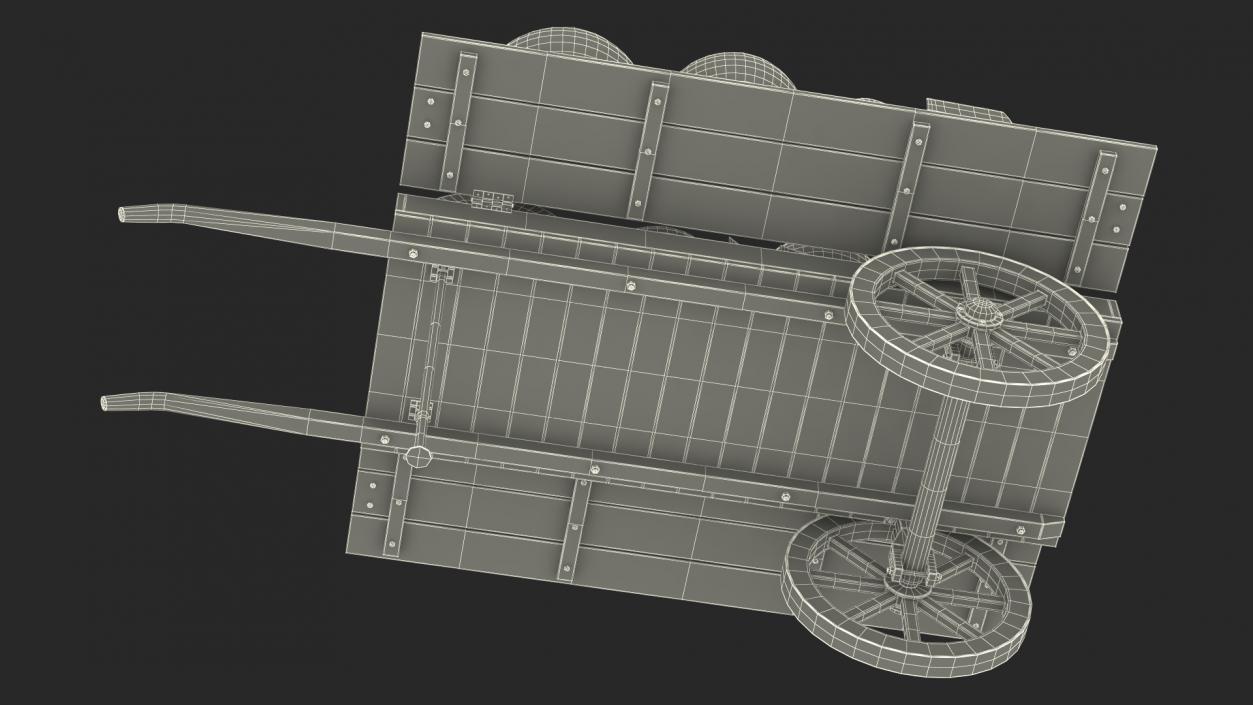 Cheese Trading Cart 3D model