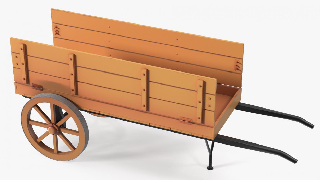 Cheese Trading Cart 3D model