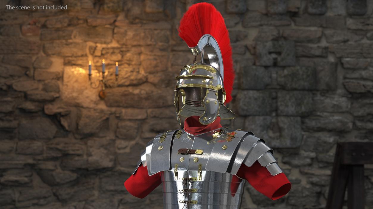 3D Roman Legionnaire Armor Set Fur