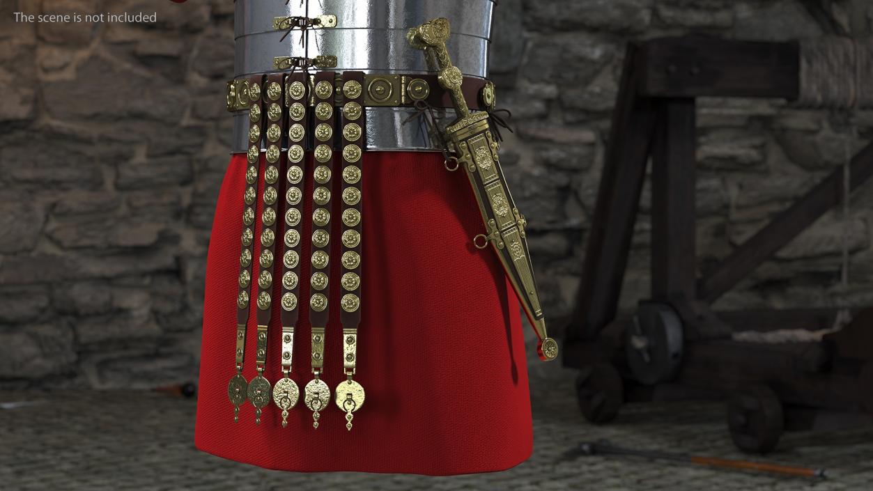 3D Roman Legionnaire Armor Set Fur