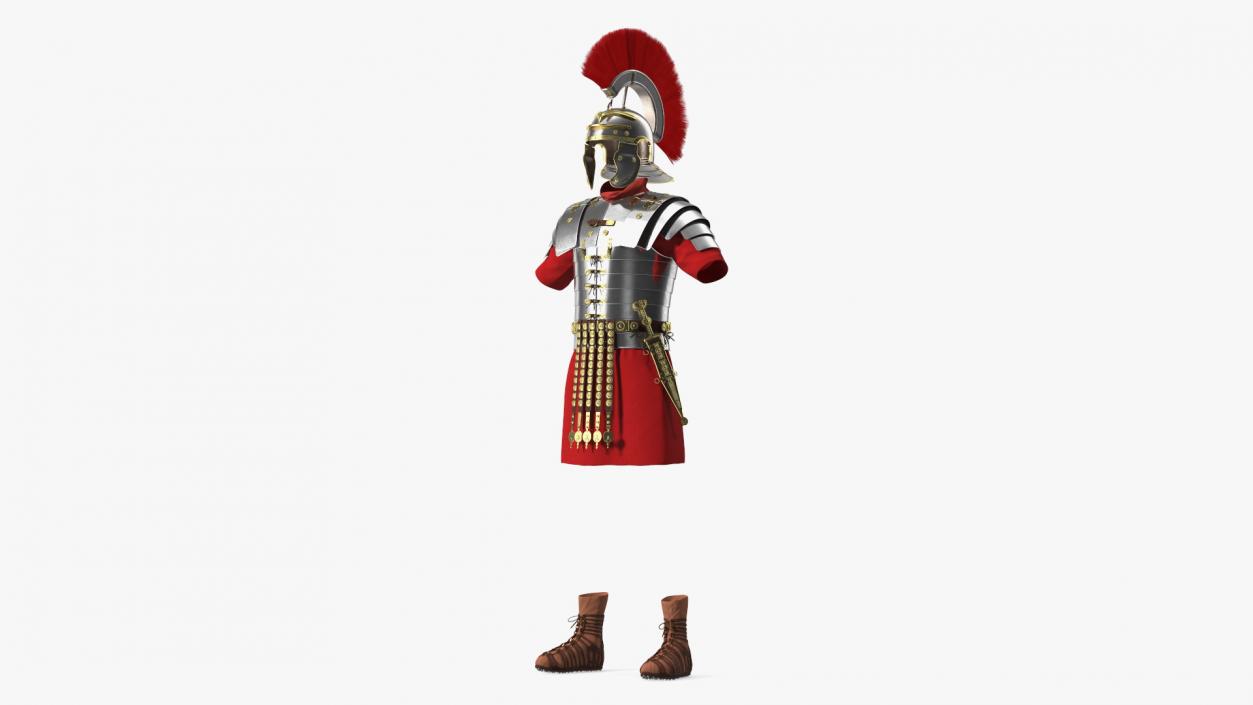 3D Roman Legionnaire Armor Set Fur