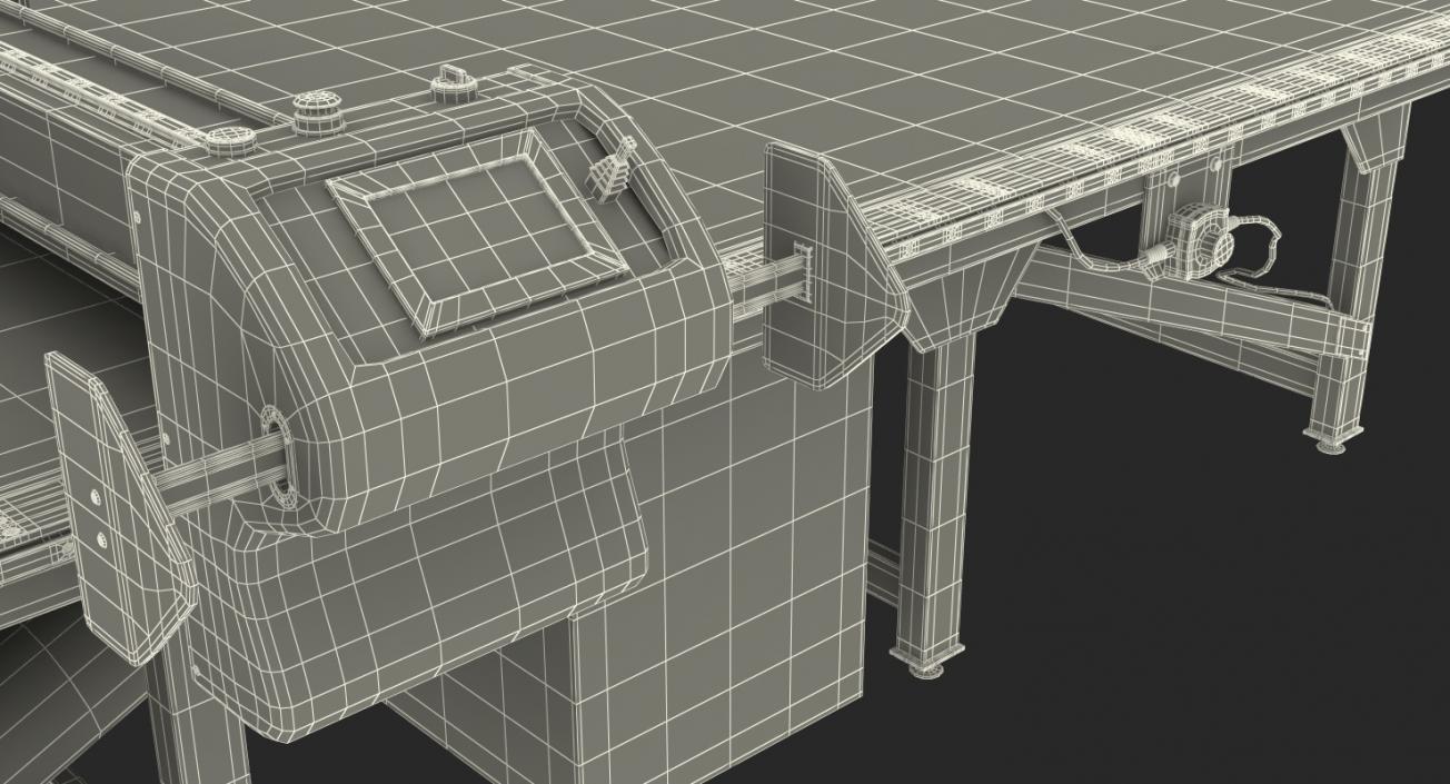 3D Eastman Eagle S125 Cutting Static Table Rigged