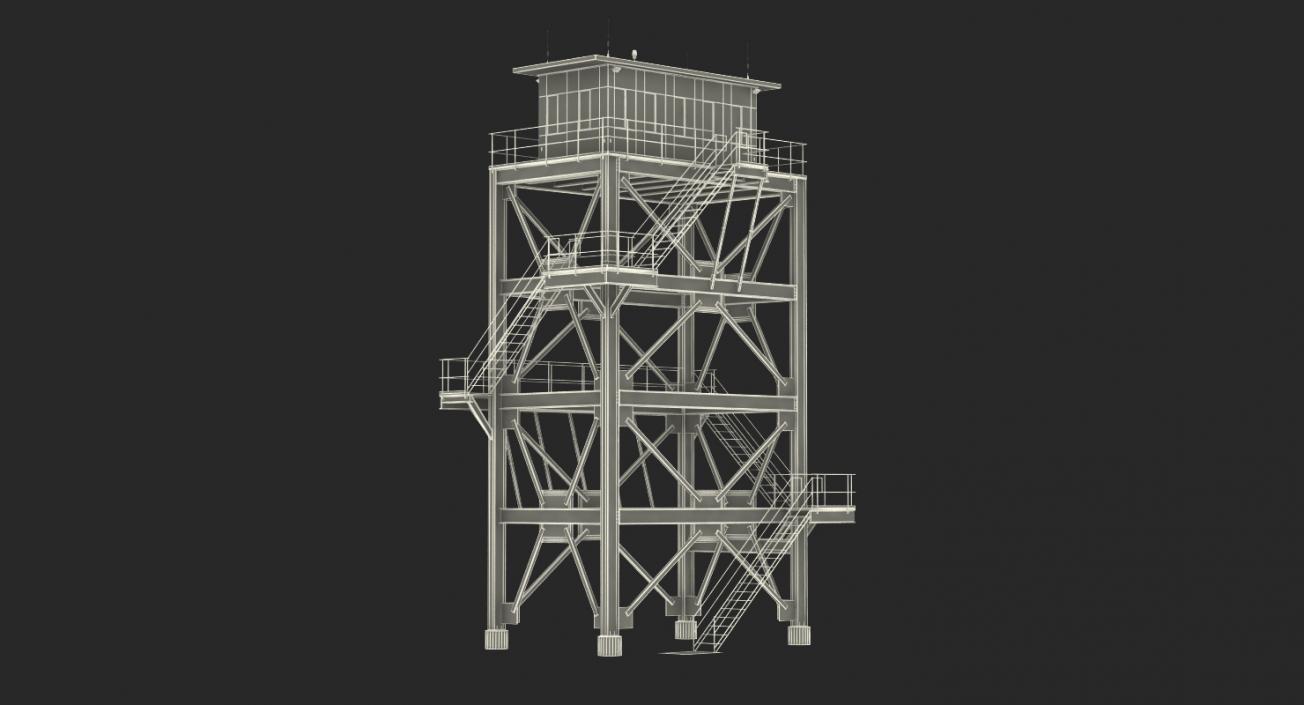 Lookout Tower Cabin 3D model