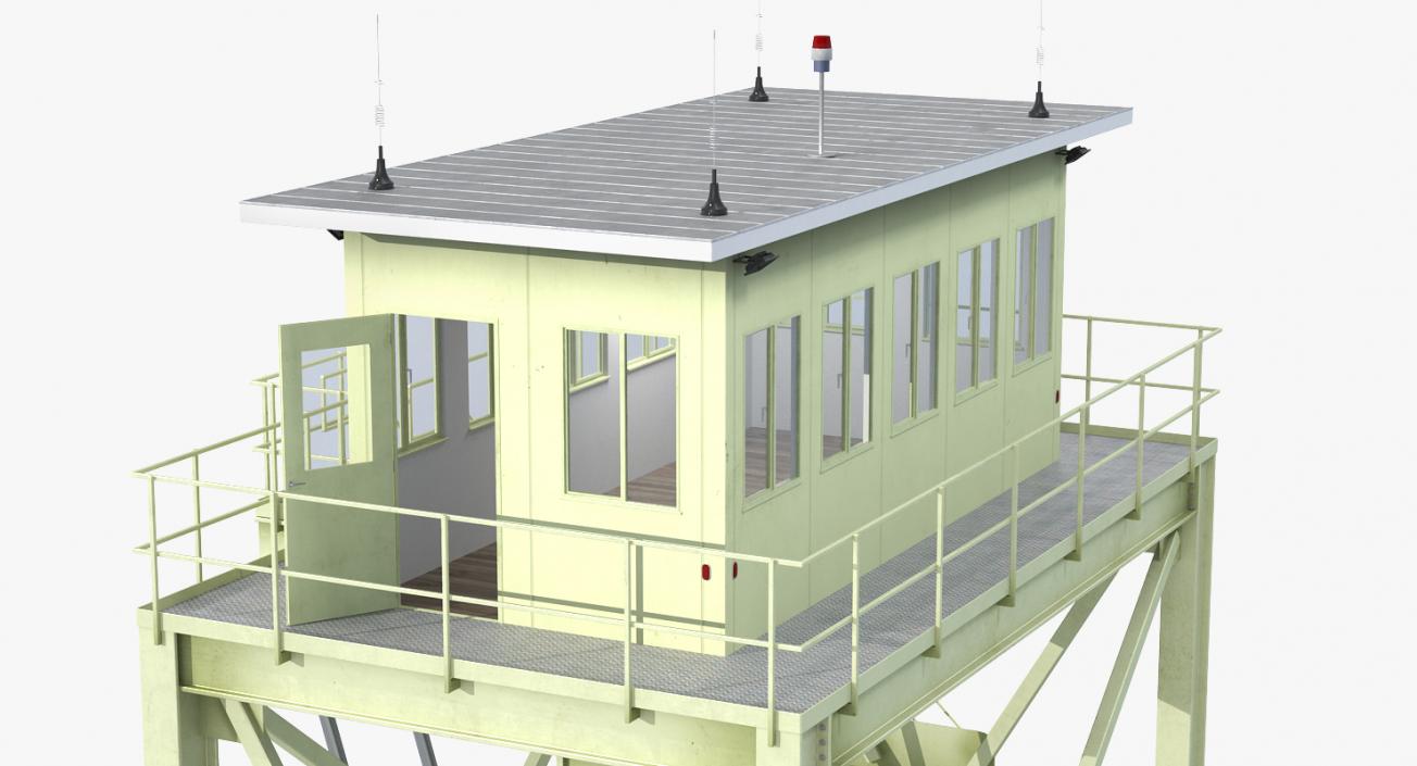 Lookout Tower Cabin 3D model