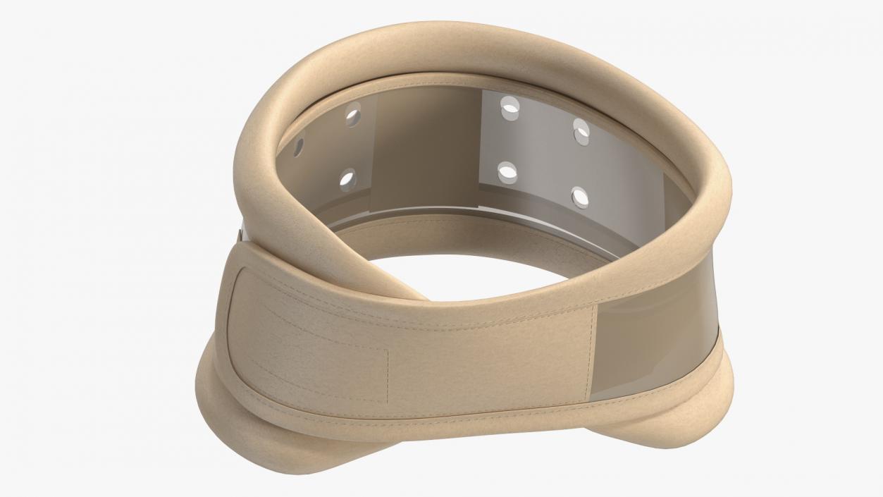 Cervical Collar Rigid Beige 3D