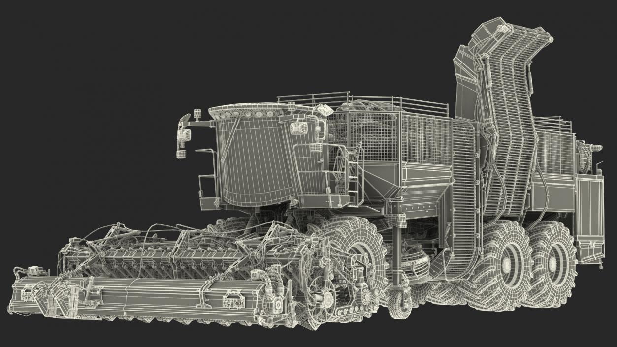 HOLMER Terra Dos T4-30 Self-Propelled Beet Harvester 3D