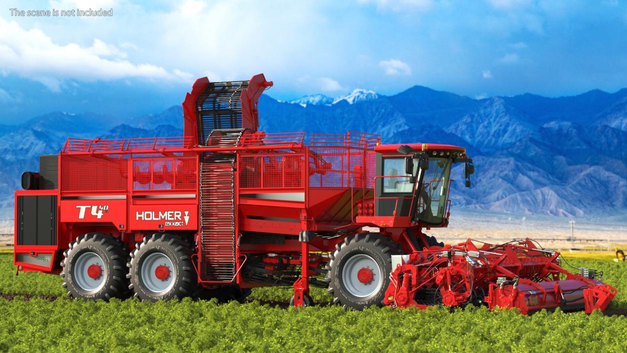 HOLMER Terra Dos T4-30 Self-Propelled Beet Harvester 3D