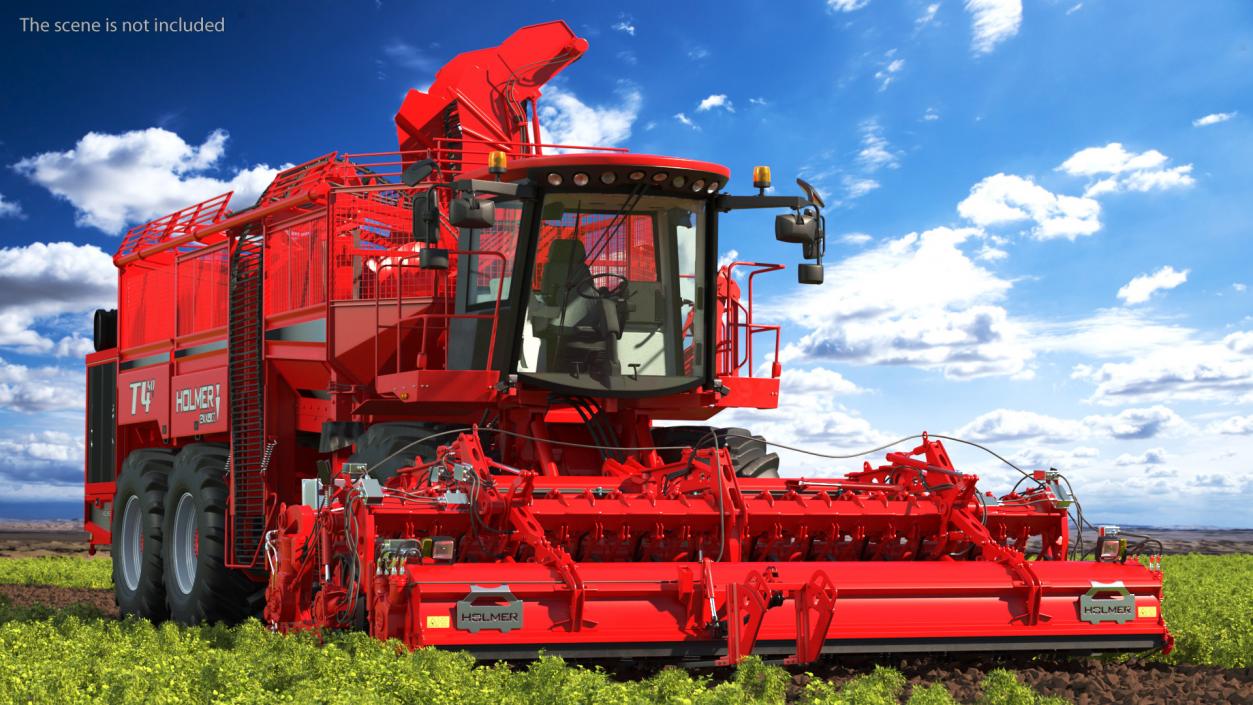 HOLMER Terra Dos T4-30 Self-Propelled Beet Harvester 3D