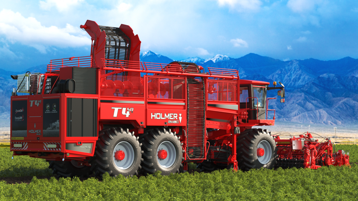 HOLMER Terra Dos T4-30 Self-Propelled Beet Harvester 3D