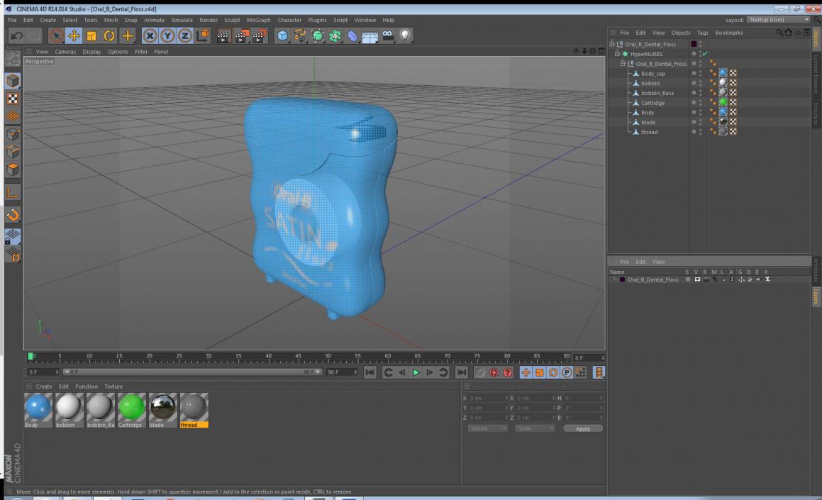 Oral B Dental Floss 3D model