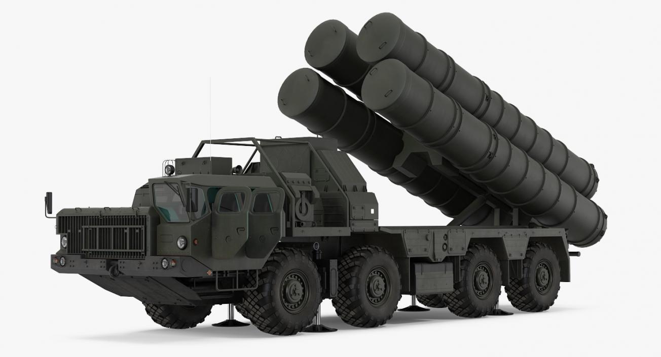 3D S-300 Russian SAM System Rigged