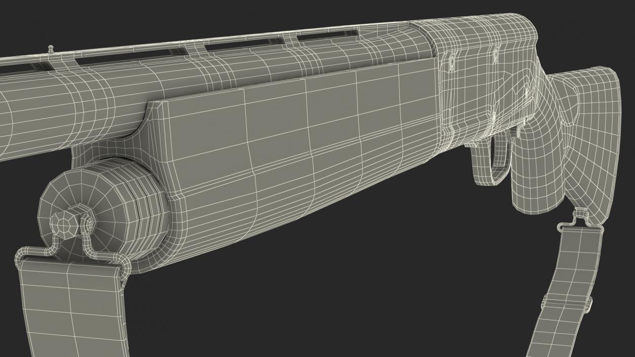 3D model Hunting Shotgun Browning Wicked Wings A5