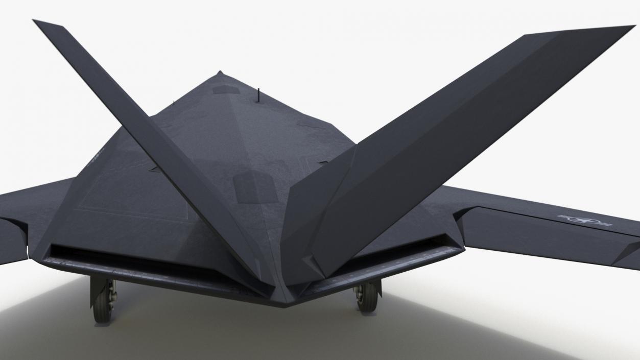 3D Lockheed F-117 Nighthawk Stealth Aircraft