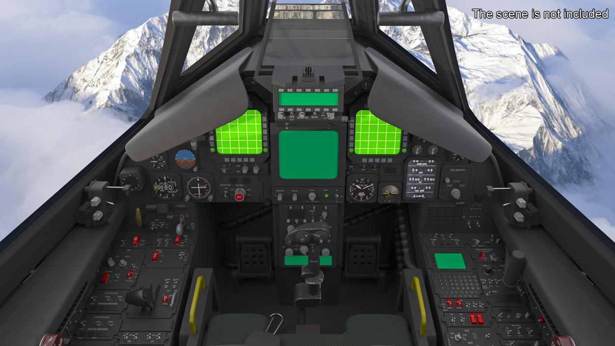 3D Lockheed F-117 Nighthawk Stealth Aircraft