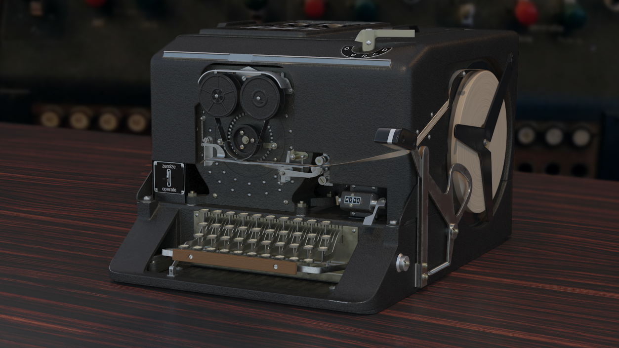 Cipher Machine SIGABA ECM Mark 2 3D