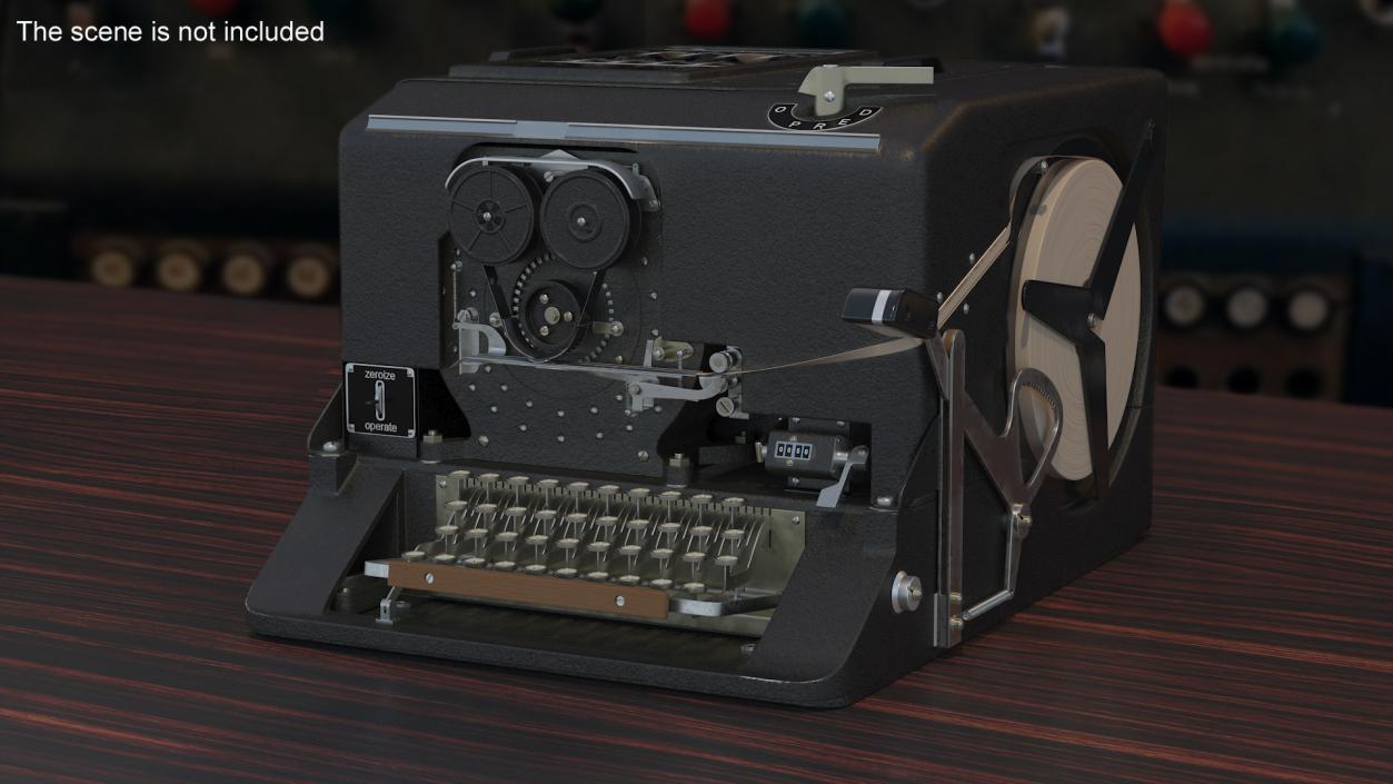 Cipher Machine SIGABA ECM Mark 2 3D