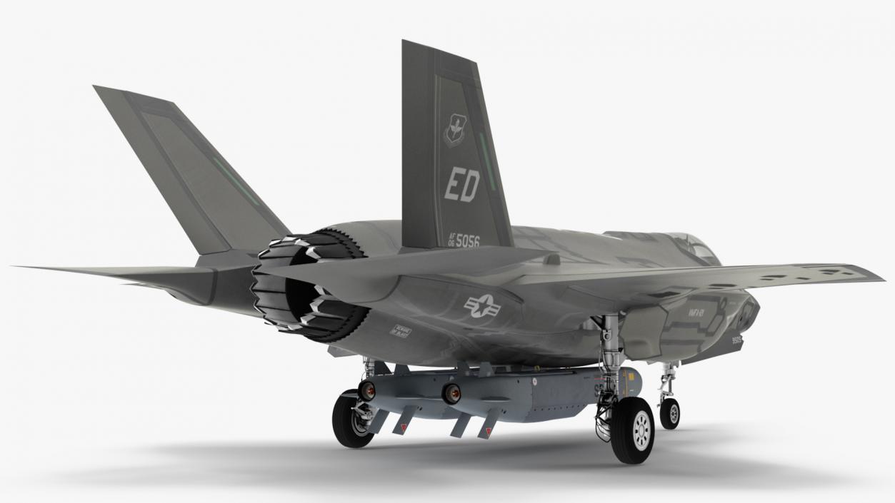 3D model F-35 Carrying Storm Shadow Missiles