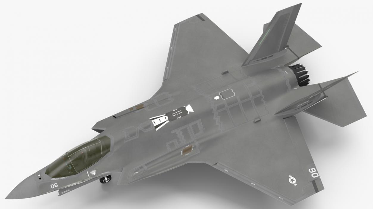 3D model F-35 Carrying Storm Shadow Missiles