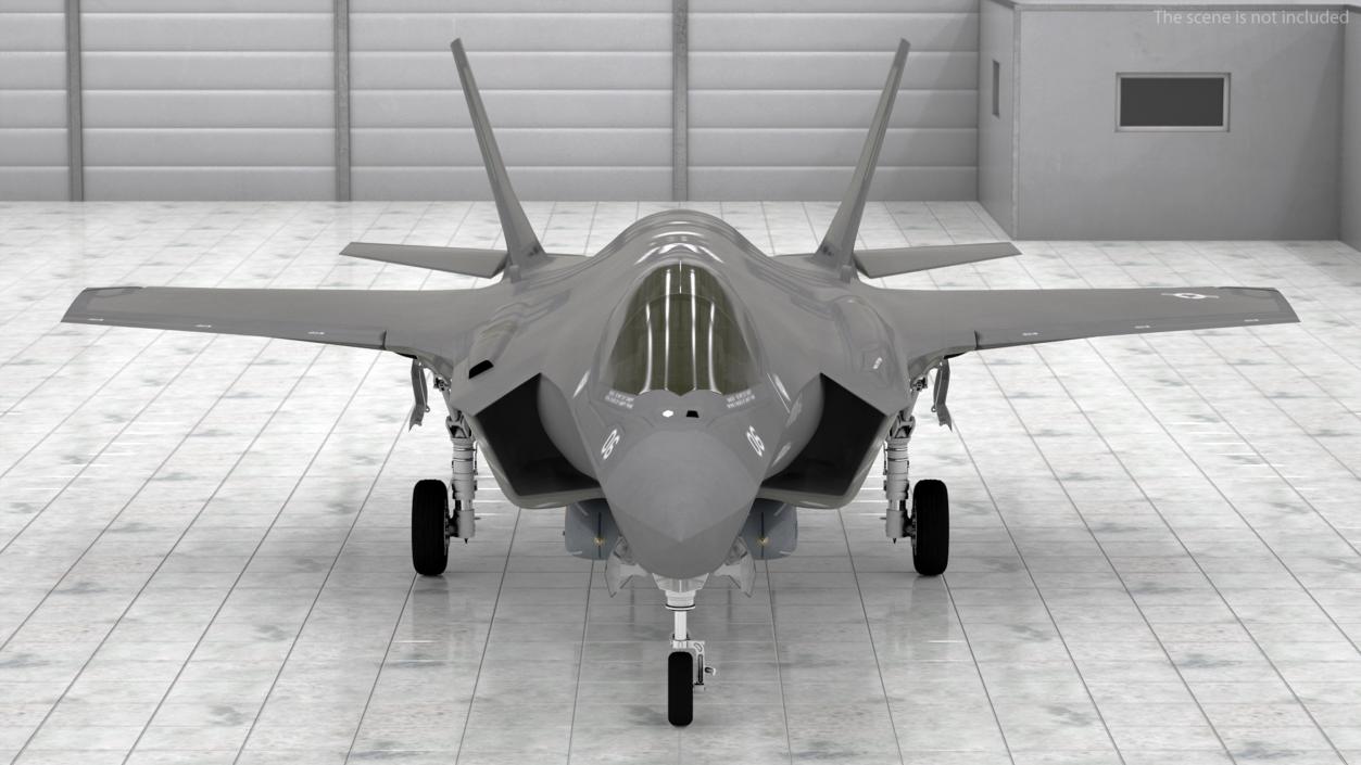 3D model F-35 Carrying Storm Shadow Missiles