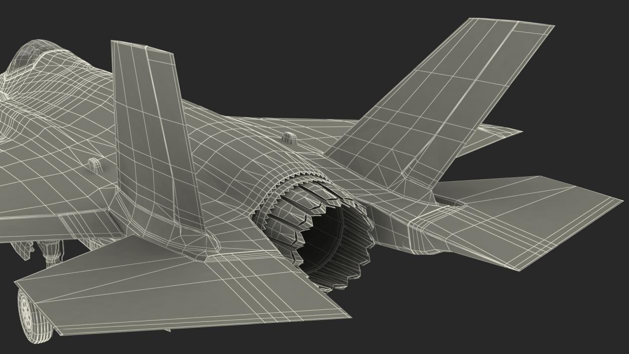 3D model F-35 Carrying Storm Shadow Missiles