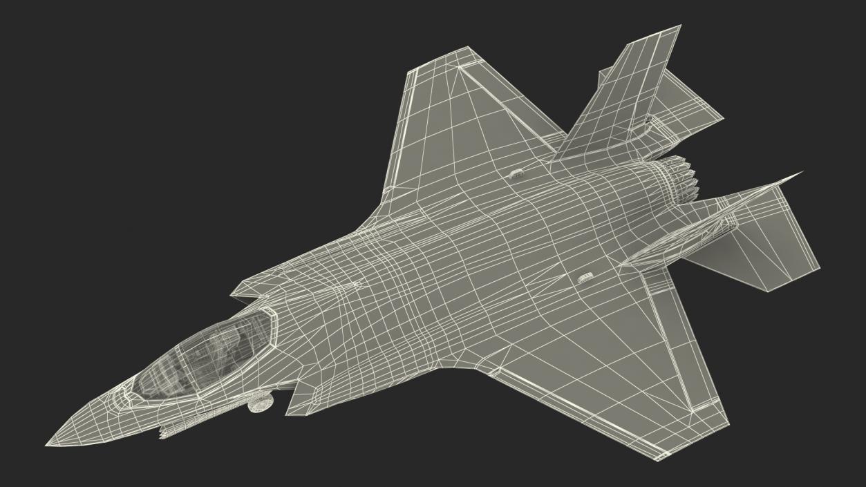 3D model F-35 Carrying Storm Shadow Missiles