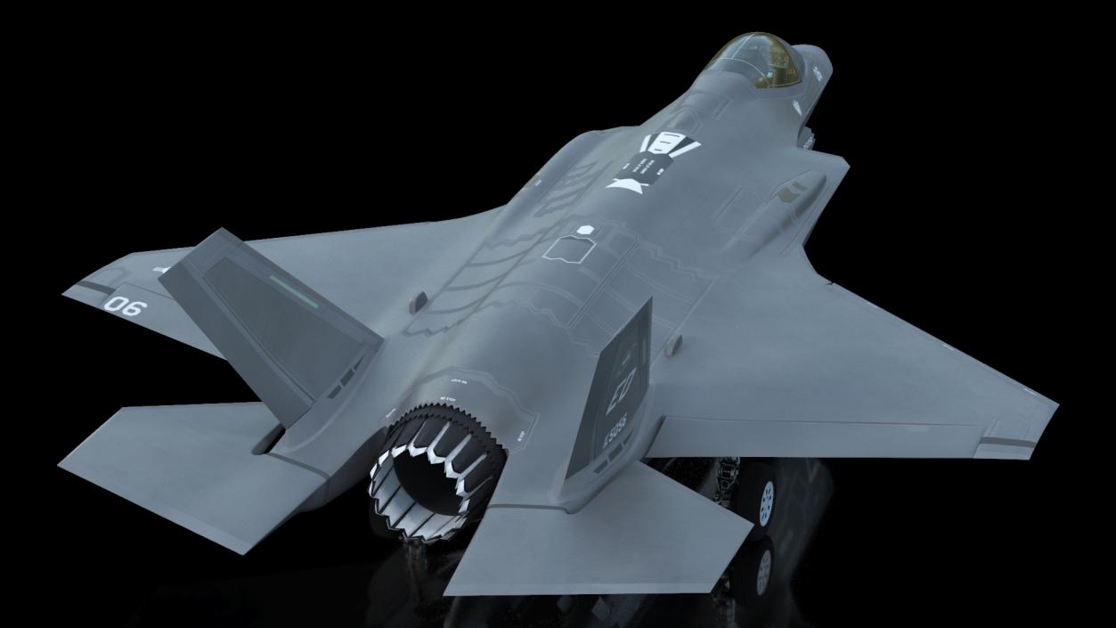 3D model F-35 Carrying Storm Shadow Missiles