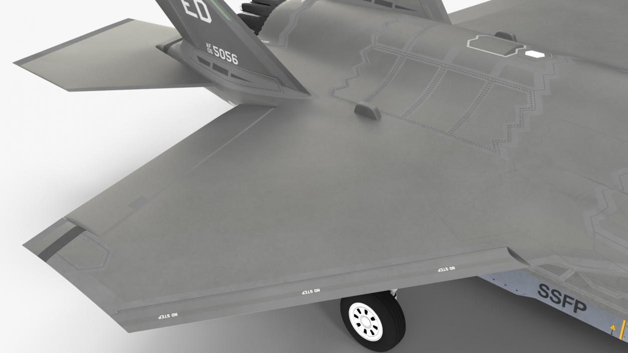 3D model F-35 Carrying Storm Shadow Missiles