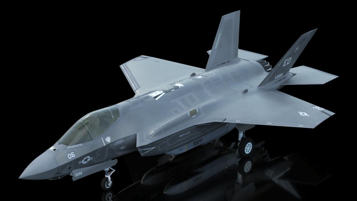 3D model F-35 Carrying Storm Shadow Missiles