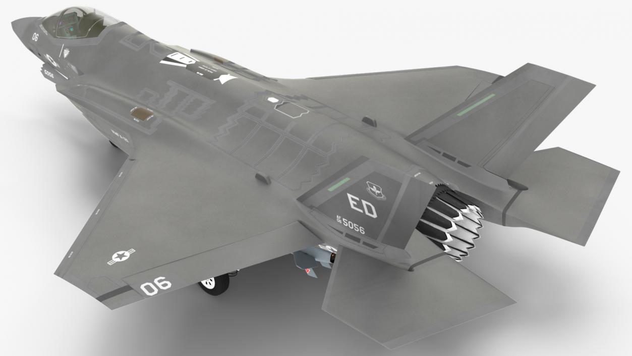 3D model F-35 Carrying Storm Shadow Missiles