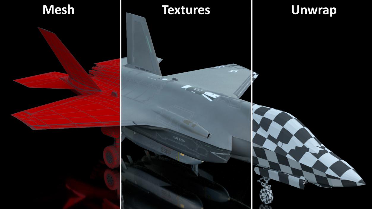 3D model F-35 Carrying Storm Shadow Missiles