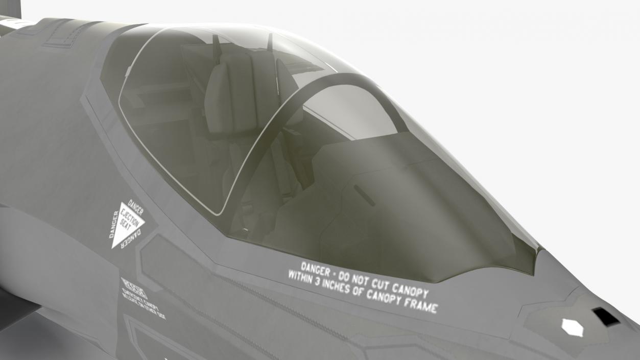 3D model F-35 Carrying Storm Shadow Missiles