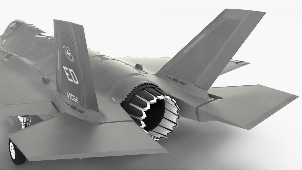 3D model F-35 Carrying Storm Shadow Missiles